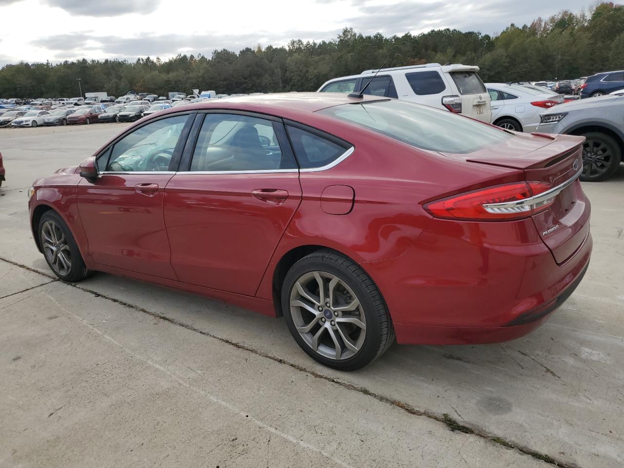 2017 Ford Fusion VIN 3FA6P0H72HR411179 Copart auction photo, front end damage thumbnail 2