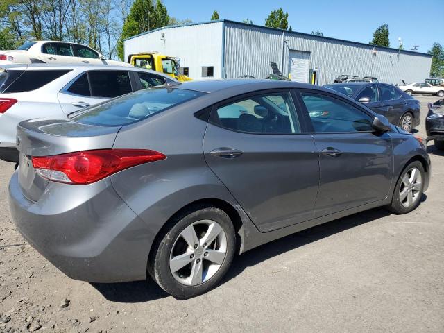 2013 Hyundai Elantra VIN 5NPDH4AE0DH376864 Copart auction photo, front end / side damage thumbnail 3