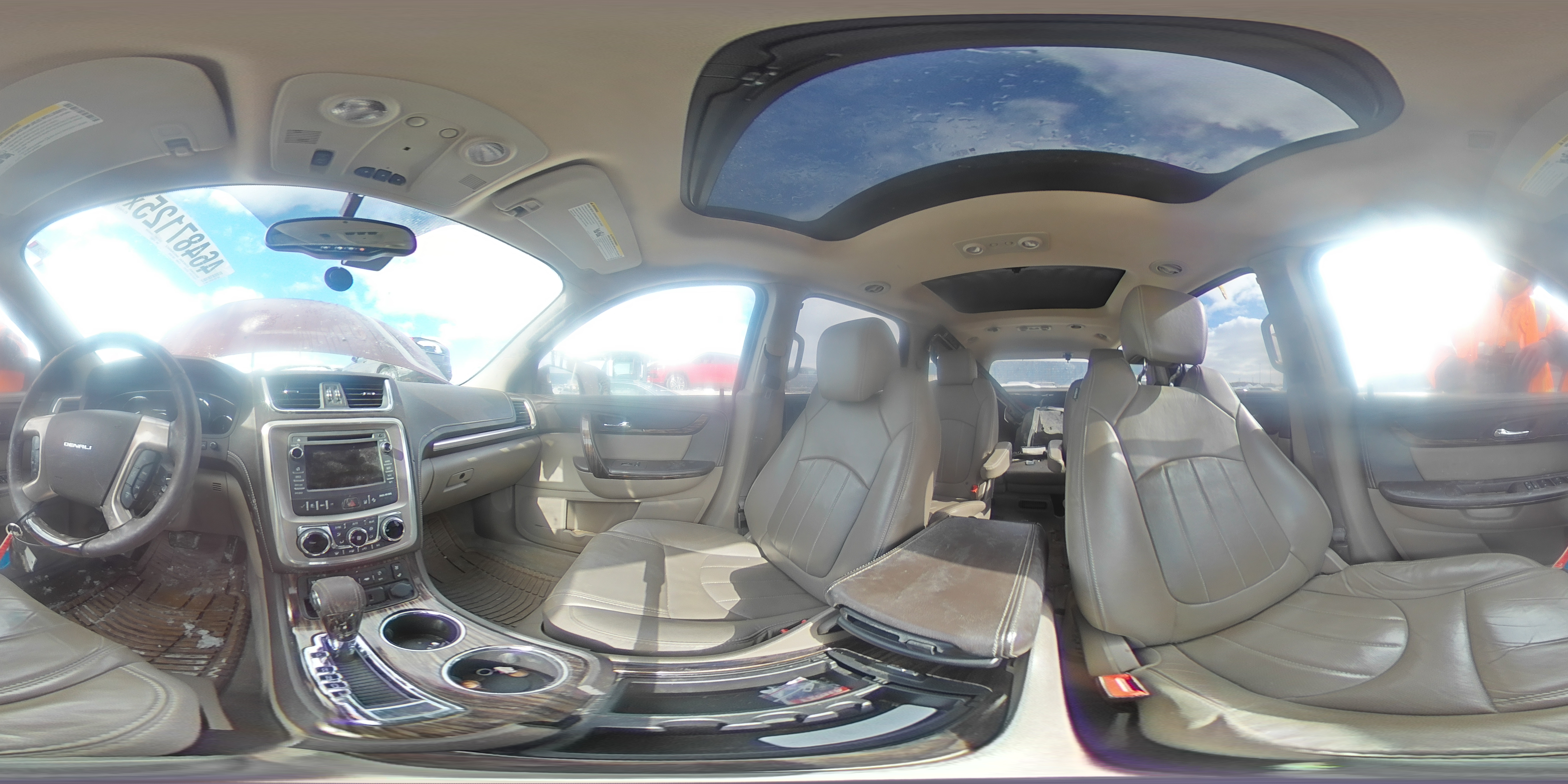 2015 GMC Acadia VIN 1GKKVTKD1FJ111241 Copart auction photo, front end / rear end damage thumbnail 13