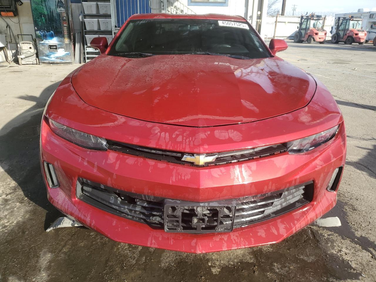 2018 Chevrolet Camaro VIN 1G1FB1RX0J0173084 Copart auction photo, rear end / front end damage thumbnail 5