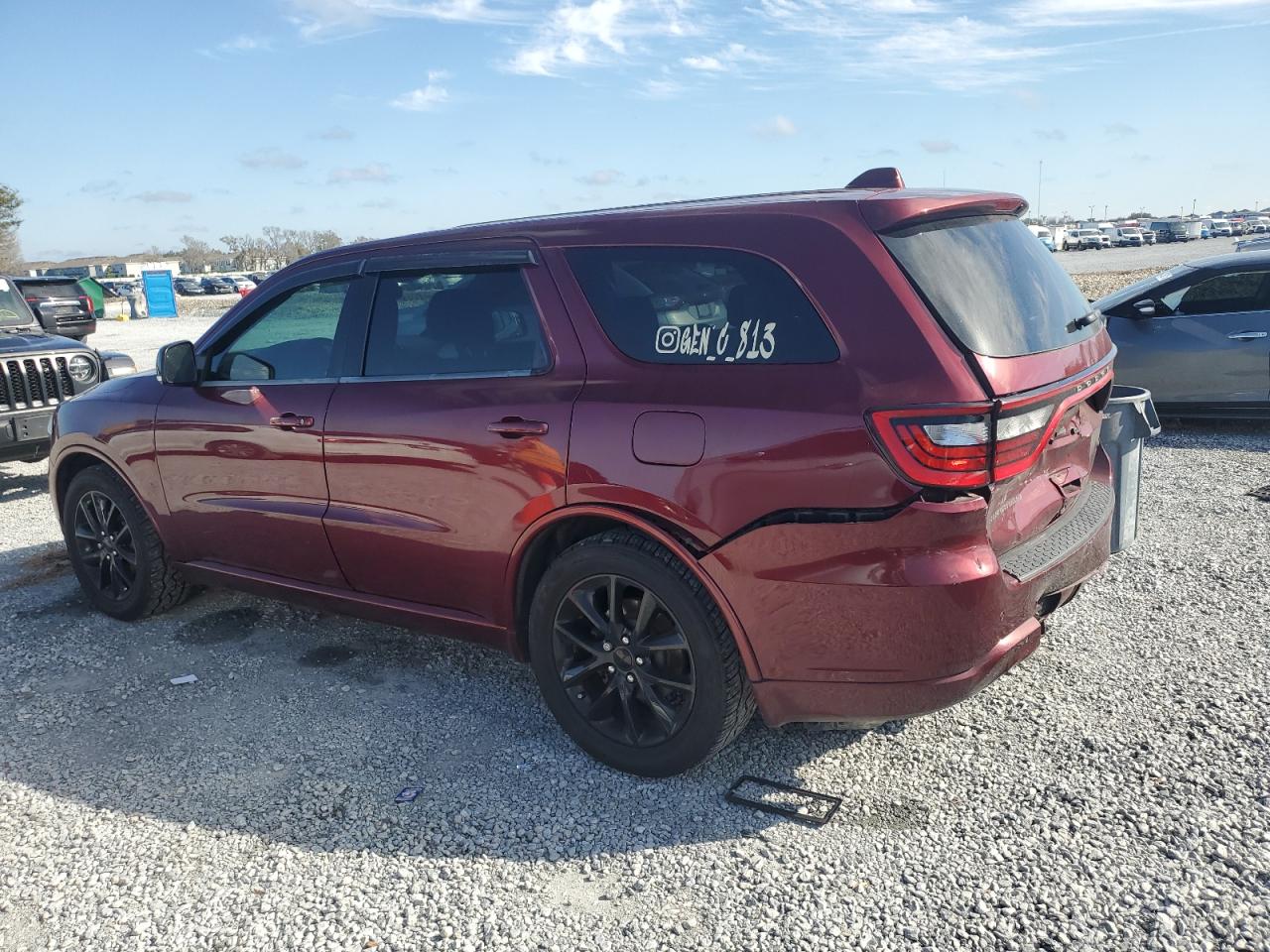 2018 Dodge Durango VIN 1C4RDHDG2JC271045 Copart auction photo, rear end damage thumbnail 2