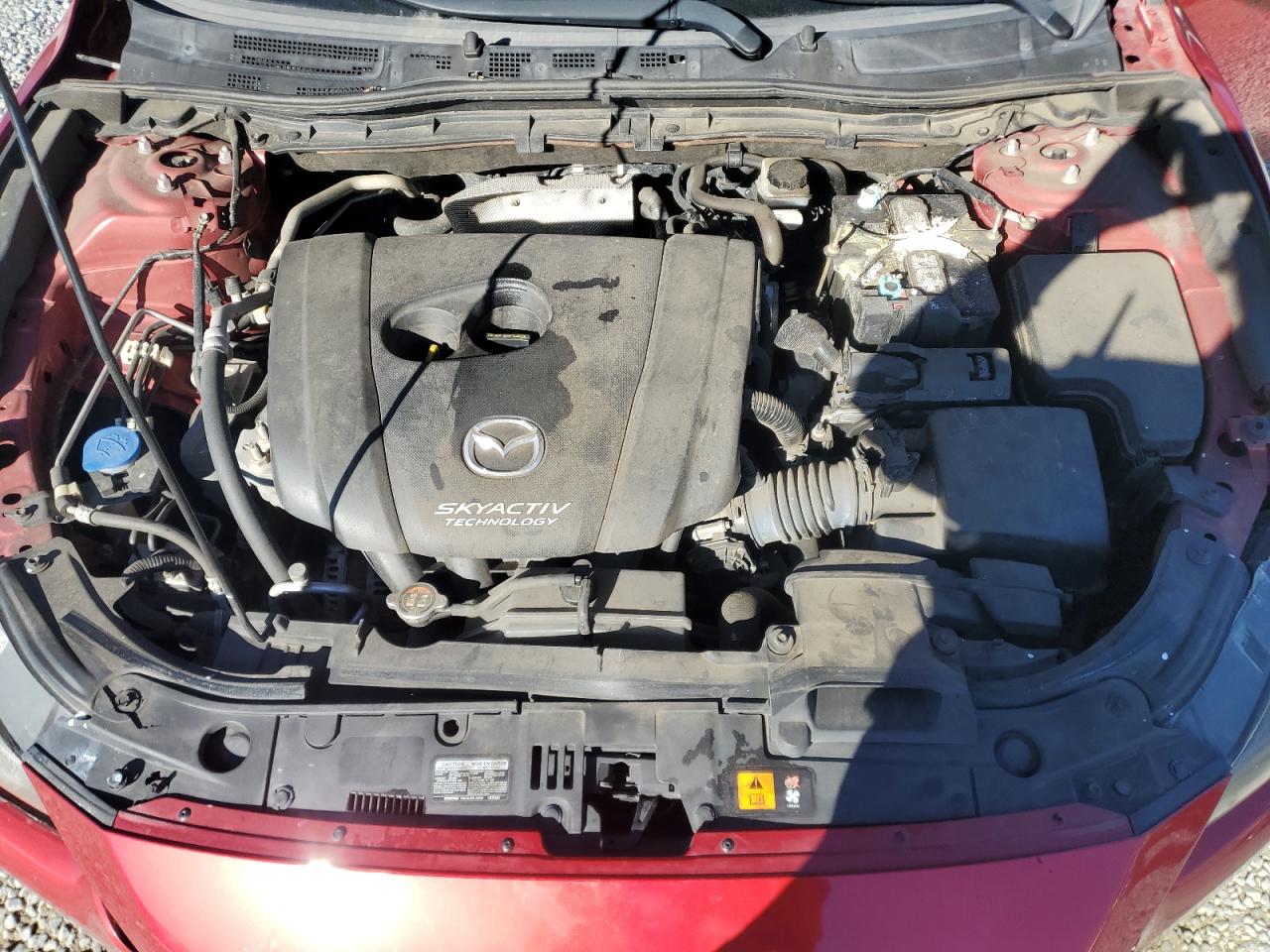 2017 Mazda 3 VIN JM1BN1V70H1106413 Copart auction photo, front end damage thumbnail 11