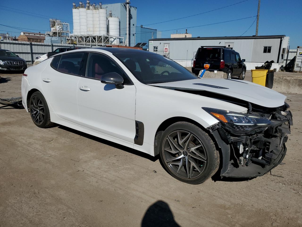 2023 KIA Stinger VIN KNAE35LD2P6127068 Copart auction photo, front end / rear end damage thumbnail 4