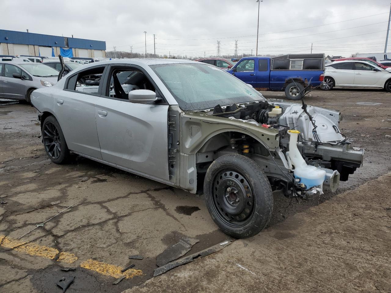 2020 Dodge Charger VIN 2C3CDXGJ1LH172504 Copart auction photo, stripped damage thumbnail 4