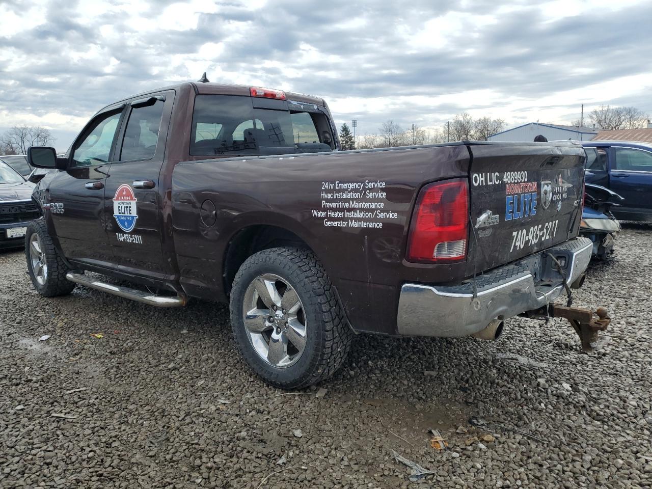 2015 RAM 1500 VIN 1C6RR7GT7FS649286 Copart auction photo, front end damage thumbnail 2