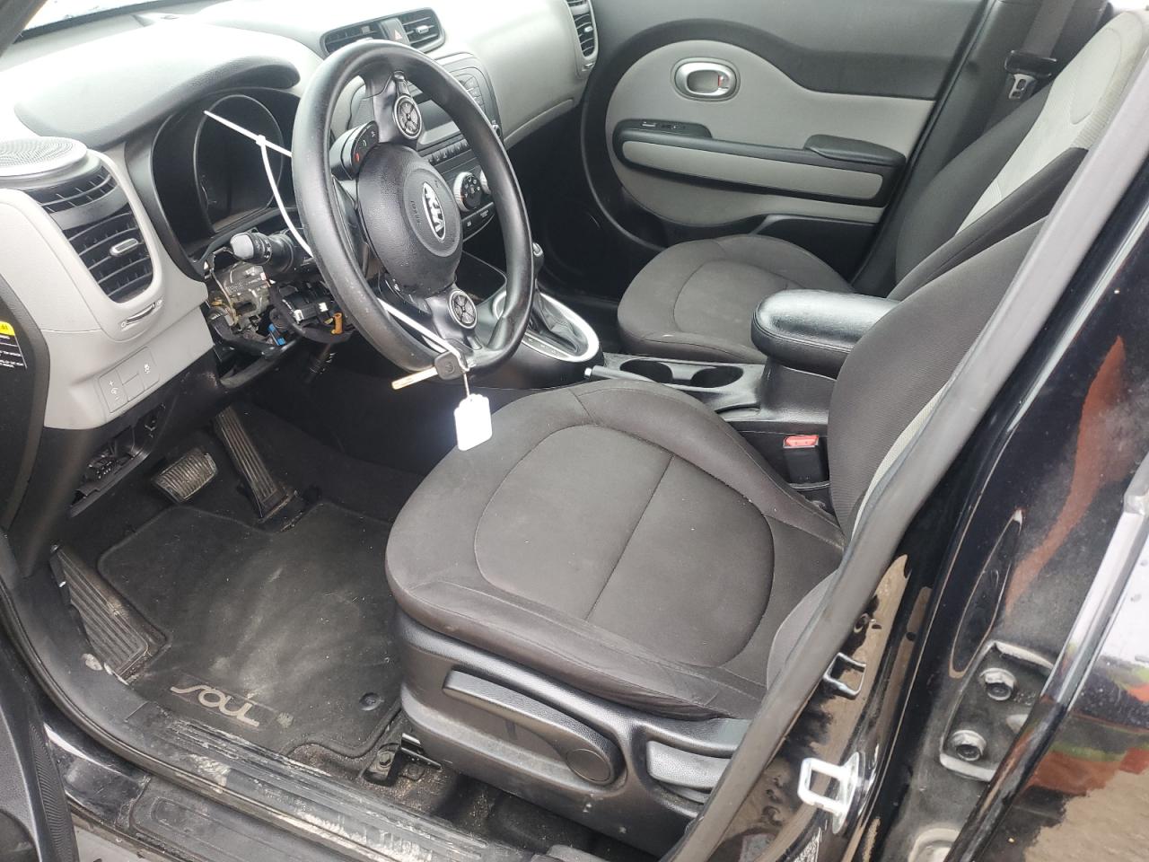 2016 KIA Soul VIN KNDJN2A28G7338586 Copart auction photo, vandalism damage thumbnail 7