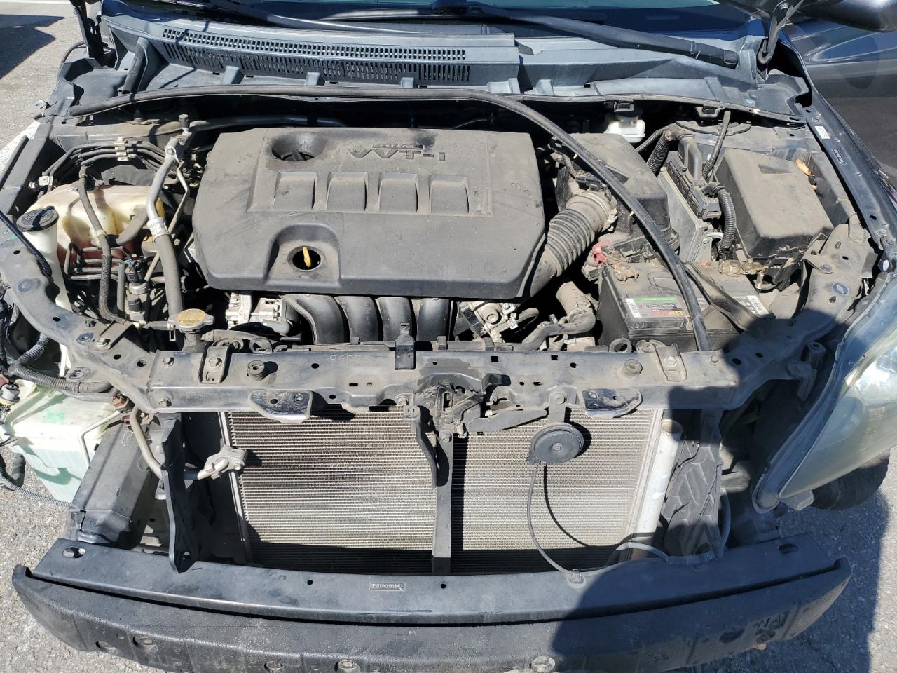 2011 Toyota Corolla VIN 2T1BU4EE1BC610457 Copart auction photo, front end / side damage thumbnail 11