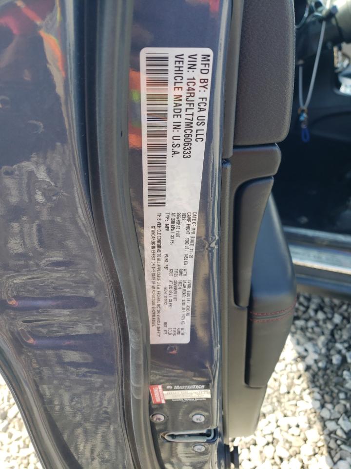 2021 Jeep Grand Cherokee VIN 1C4RJFLT7MC606333 Copart auction photo, front end damage thumbnail 14