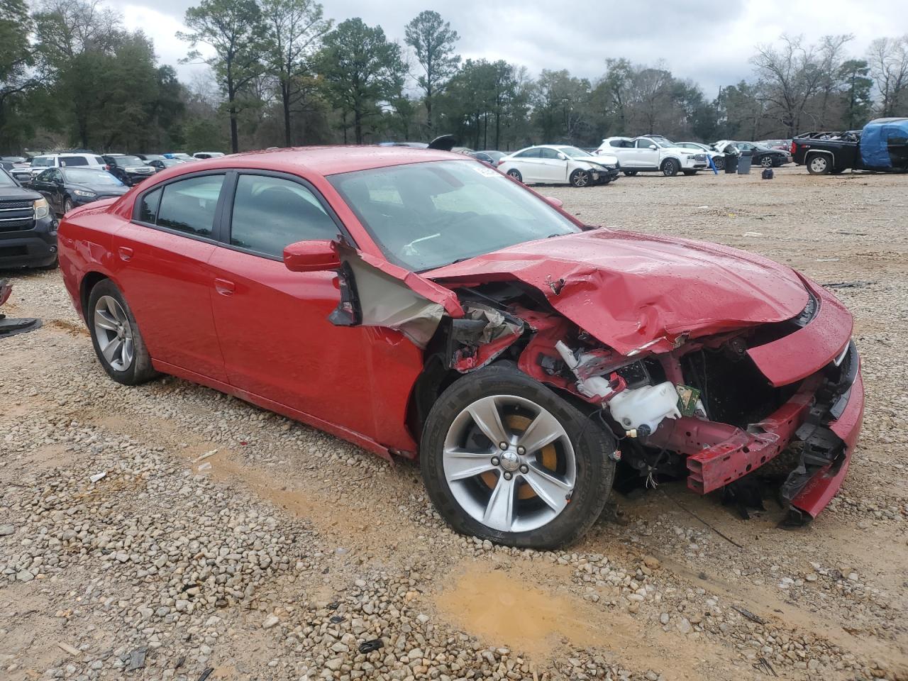 2015 Dodge Charger VIN 2C3CDXBG2FH874833 Copart auction photo, front end damage thumbnail 4