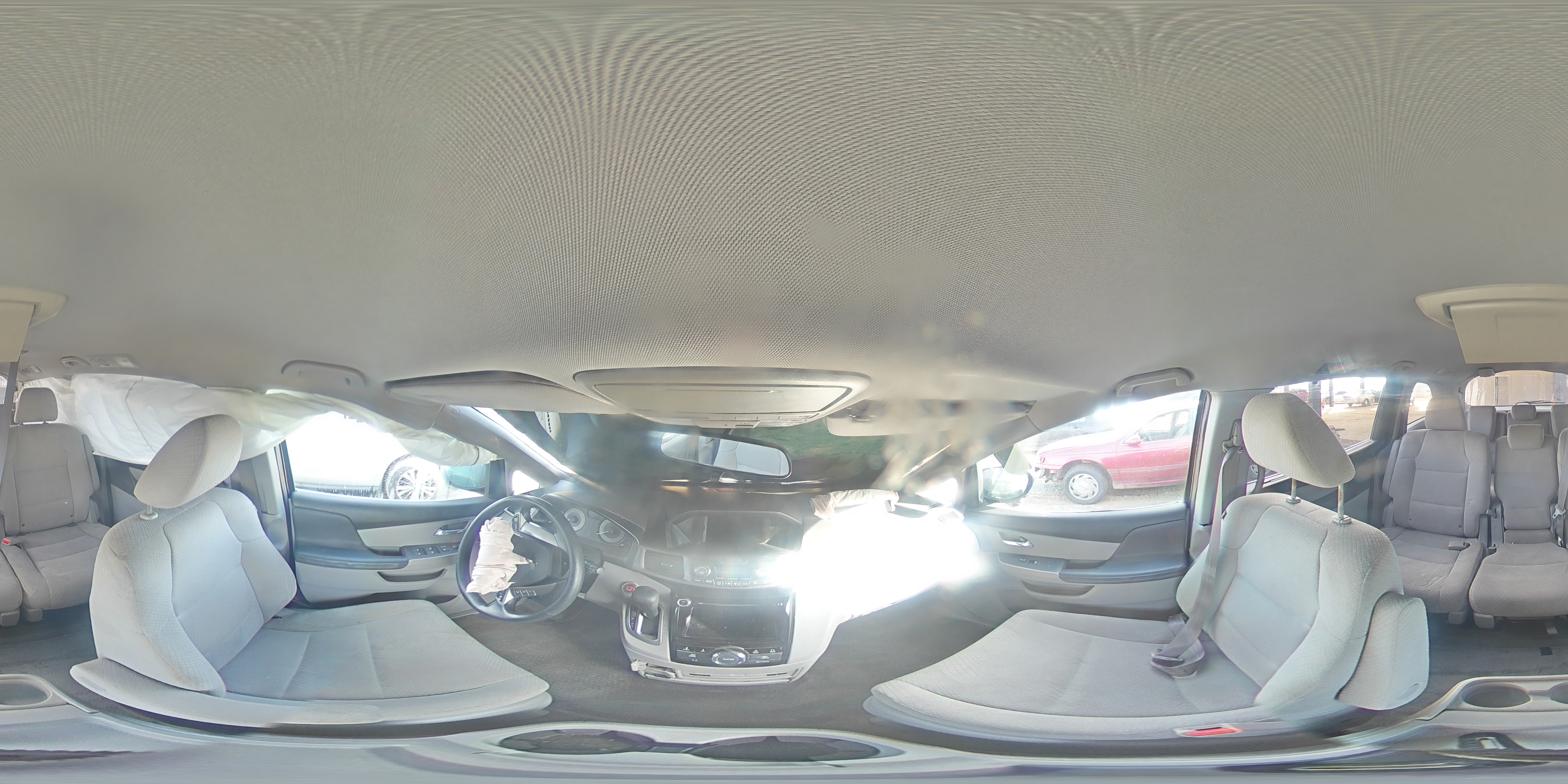 2016 Honda Odyssey VIN 5FNRL5H31GB063033 Copart auction photo, front end / side damage thumbnail 13