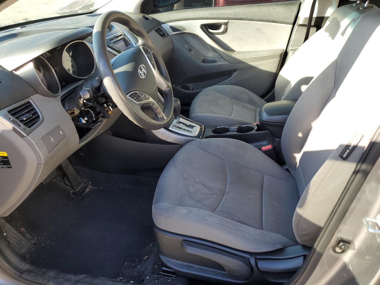 2011 Hyundai Elantra VIN KMHDH4AE6BU151198 Copart auction photo, vandalism damage thumbnail 7