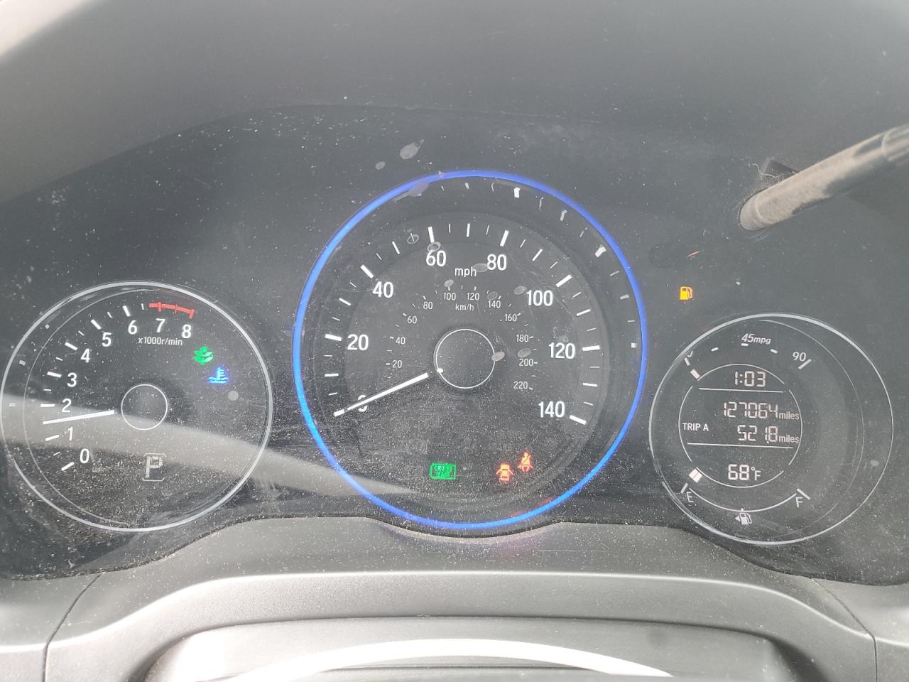 2016 Honda HR-V VIN 3CZRU6H39GM752245 Copart auction photo, all over damage thumbnail 9