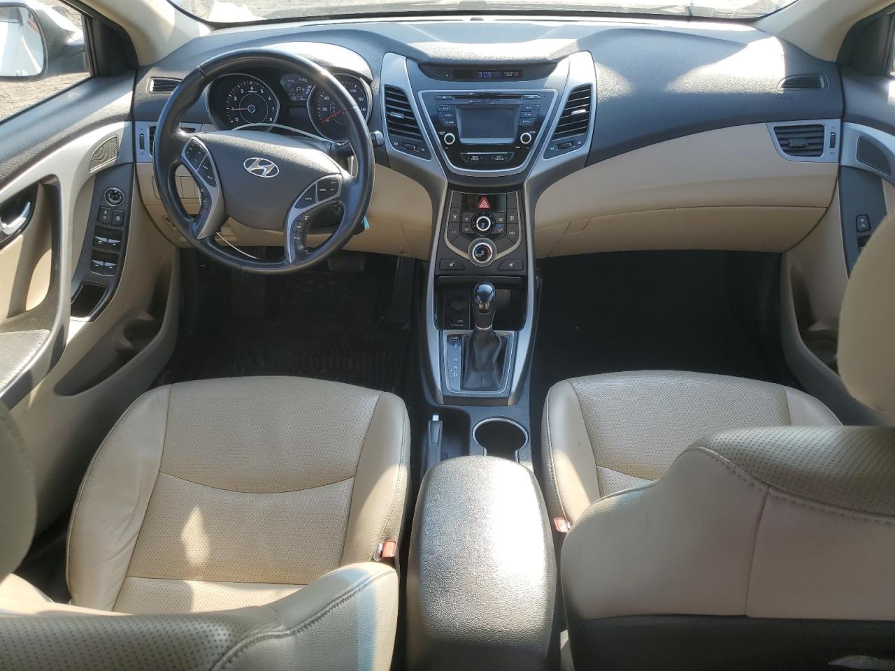 2014 Hyundai Elantra VIN 5NPDH4AE1EH494309 Copart auction photo, front end damage thumbnail 8