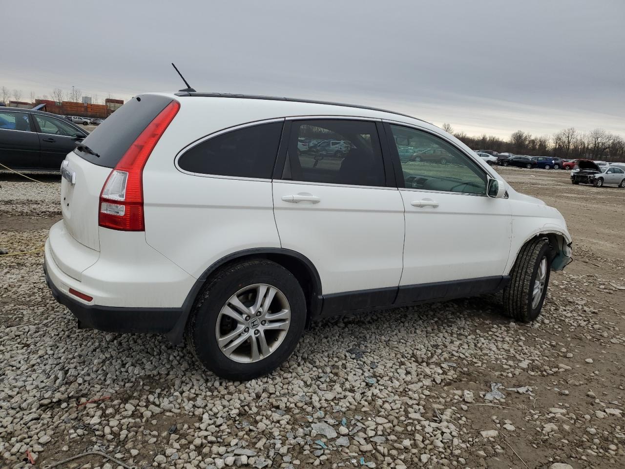 2011 Honda CR-V VIN JHLRE3H76BC004425 Copart auction photo, front end damage thumbnail 3