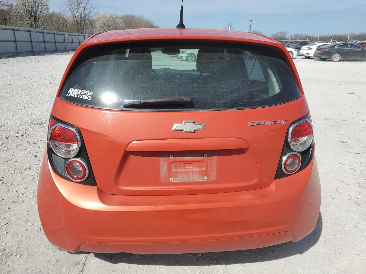 2012 Chevrolet Sonic VIN 1G1JC6SH8C4103769 Copart auction photo, mechanical damage thumbnail 6