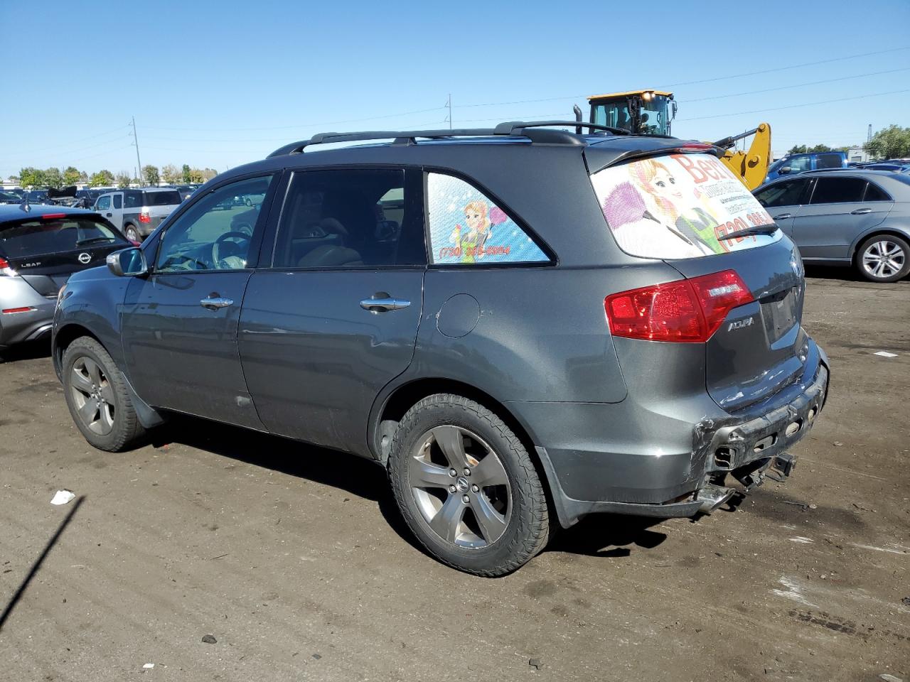2007 Acura MDX VIN 2HNYD28597H524511 Copart auction photo, rear end damage thumbnail 2
