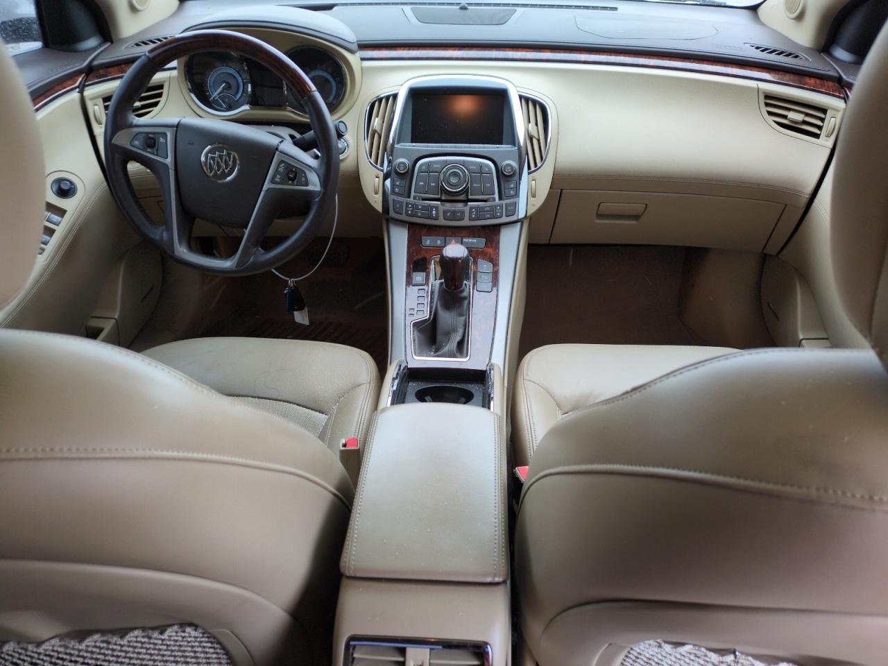 2013 Buick LaCrosse VIN 1G4GH5E38DF302755 Copart auction photo, front end / side damage thumbnail 8