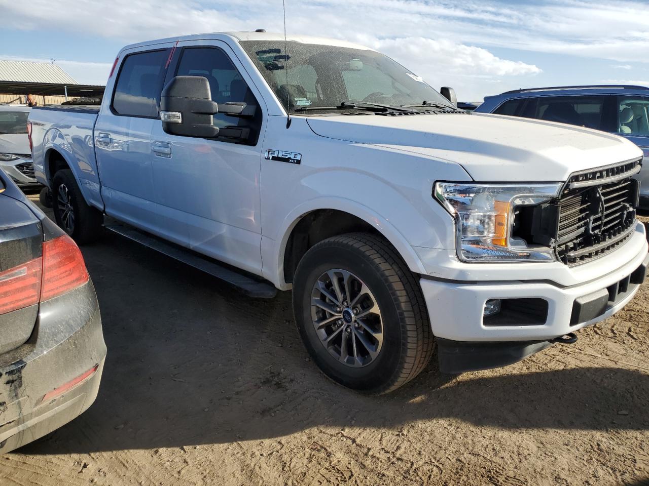 2018 Ford F-150 VIN 1FTFW1EG0JKC94770 Copart auction photo, undercarriage / front end damage thumbnail 4