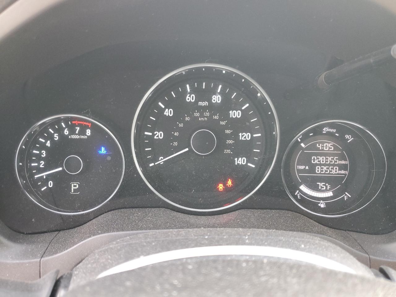 2016 Honda HR-V VIN 3CZRU5H79GM738925 Copart auction photo, rear end damage thumbnail 9