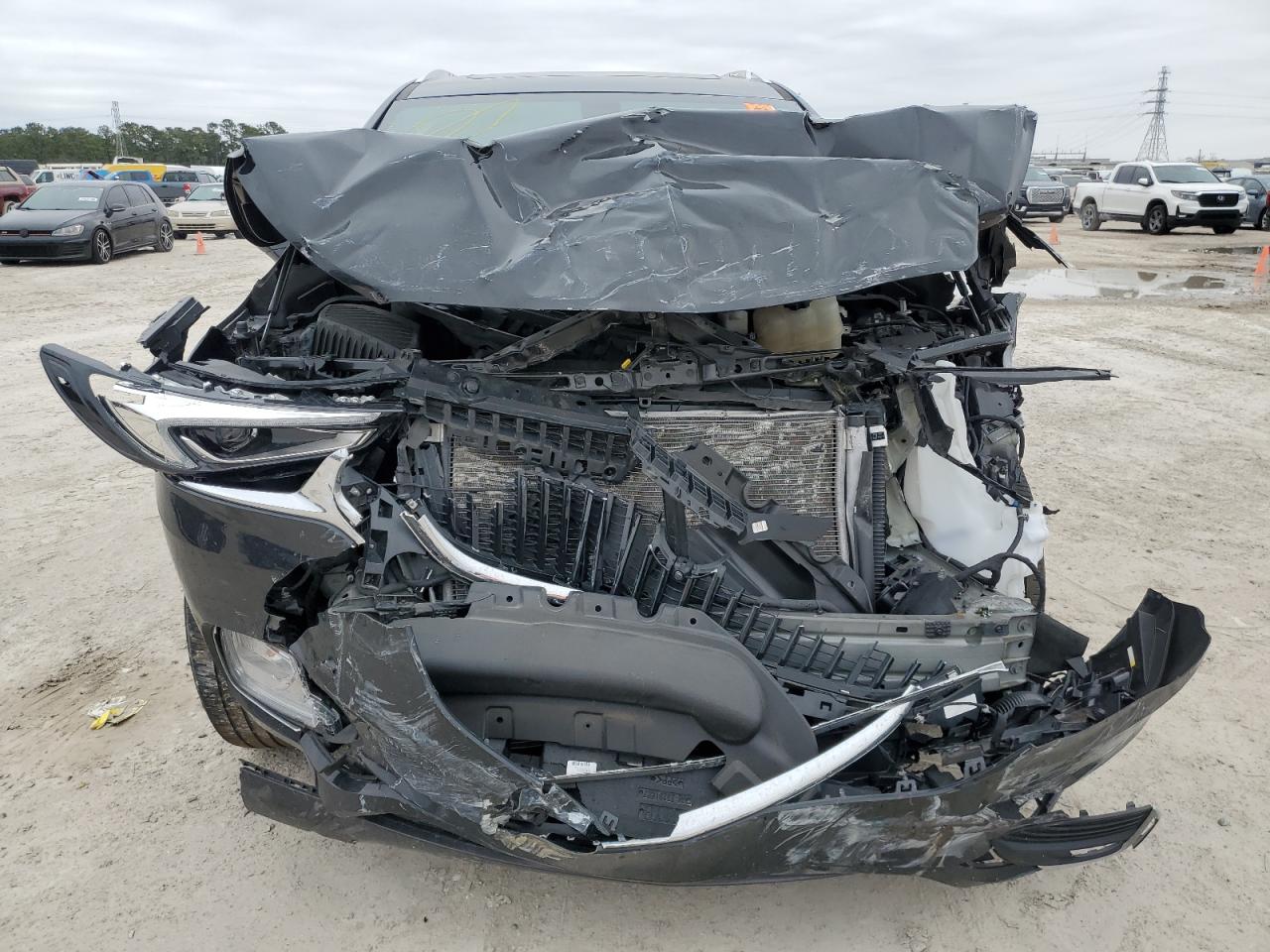 2021 Buick Enclave VIN 5GAERBKW0MJ215033 Copart auction photo, front end damage thumbnail 5
