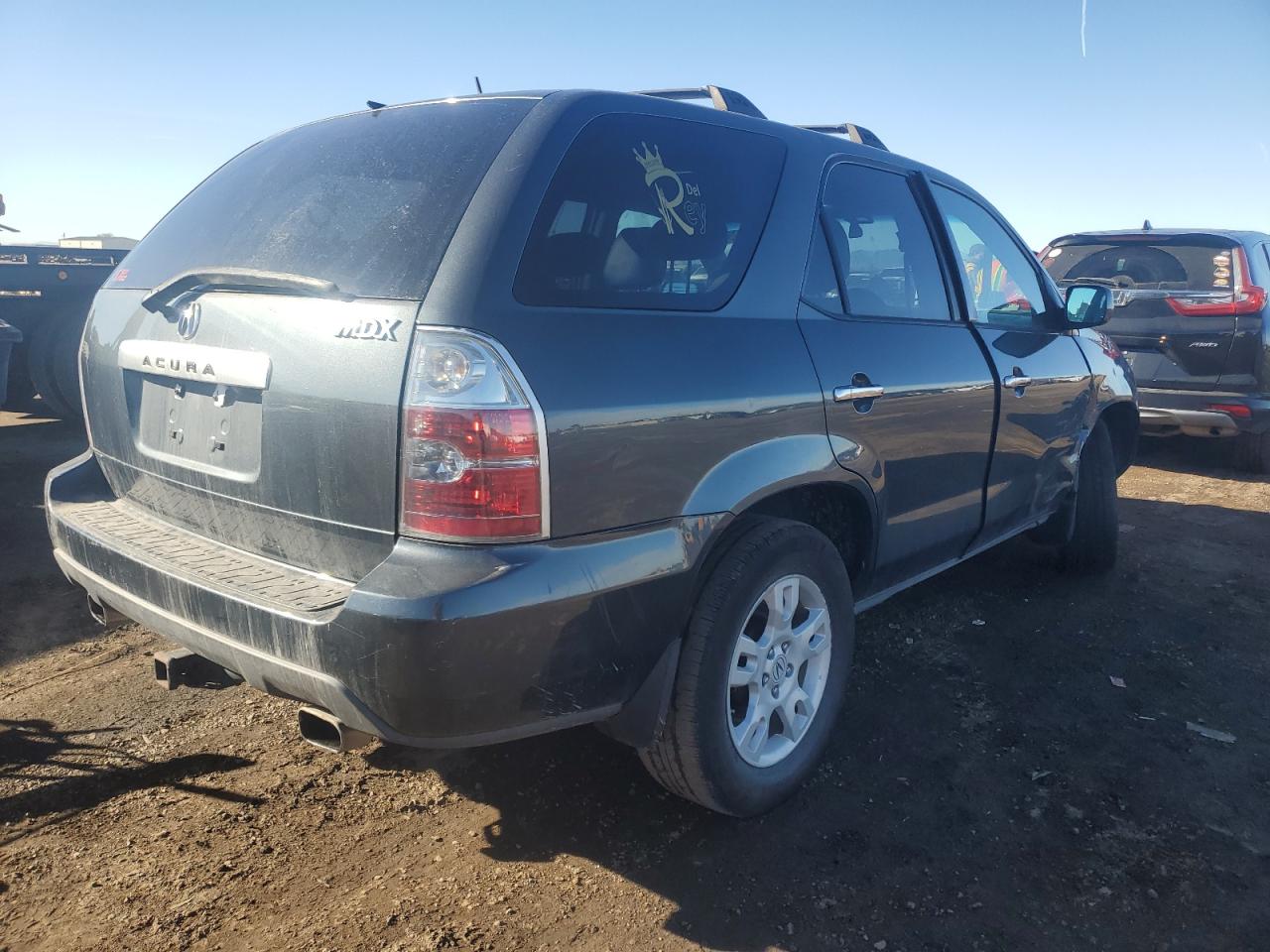 2005 Acura MDX VIN 2HNYD188X5H552710 Copart auction photo, front end / side damage thumbnail 3