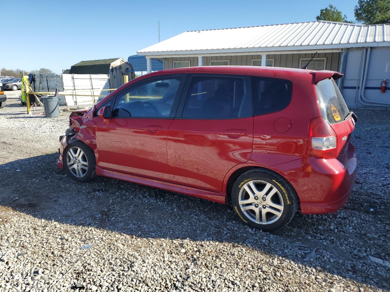 2007 Honda Fit VIN JHMGD38627S033754 Copart auction photo, front end damage thumbnail 2