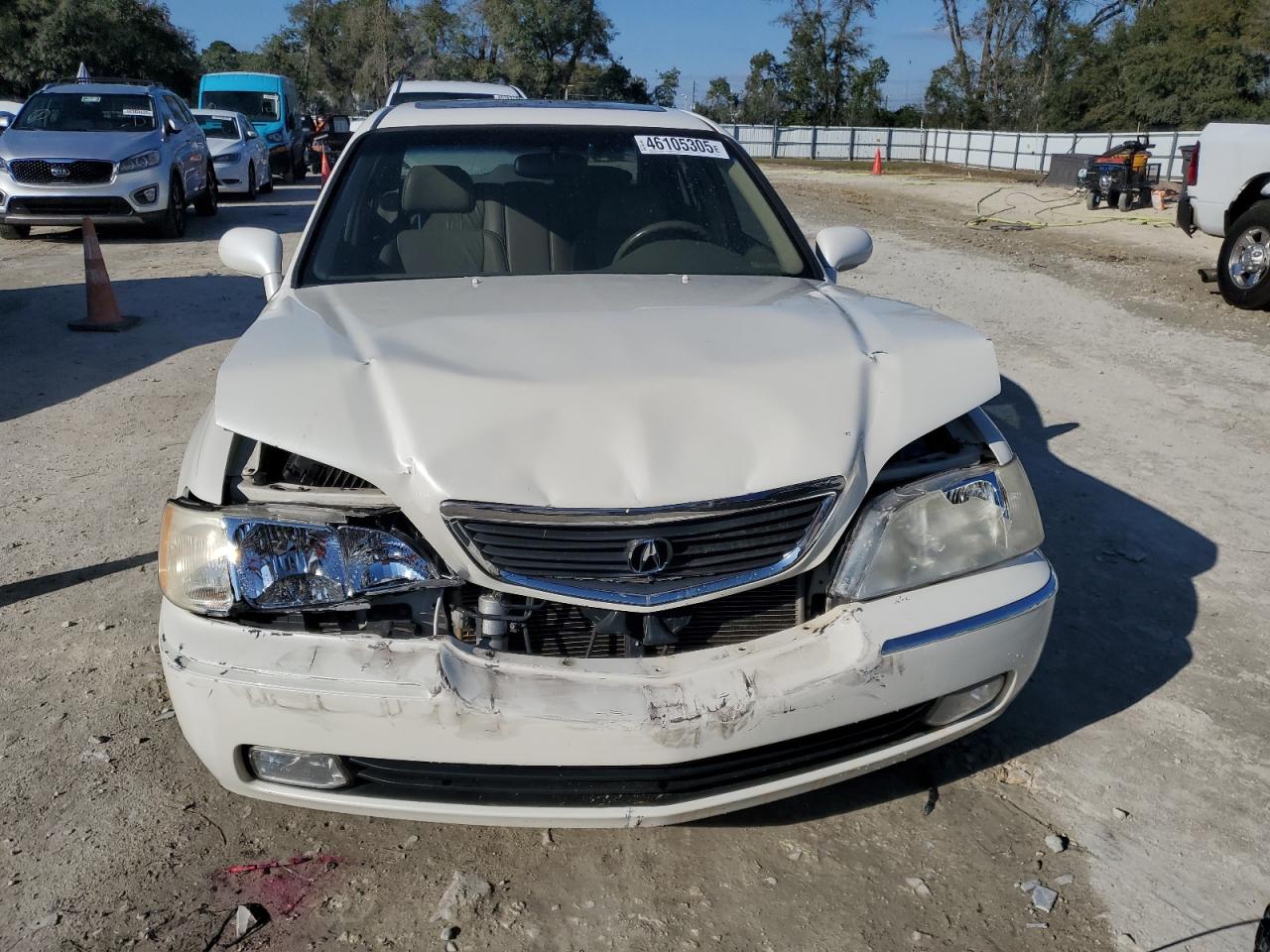 2000 Acura RL VIN JH4KA9657YC002897 Copart auction photo, front end damage thumbnail 5