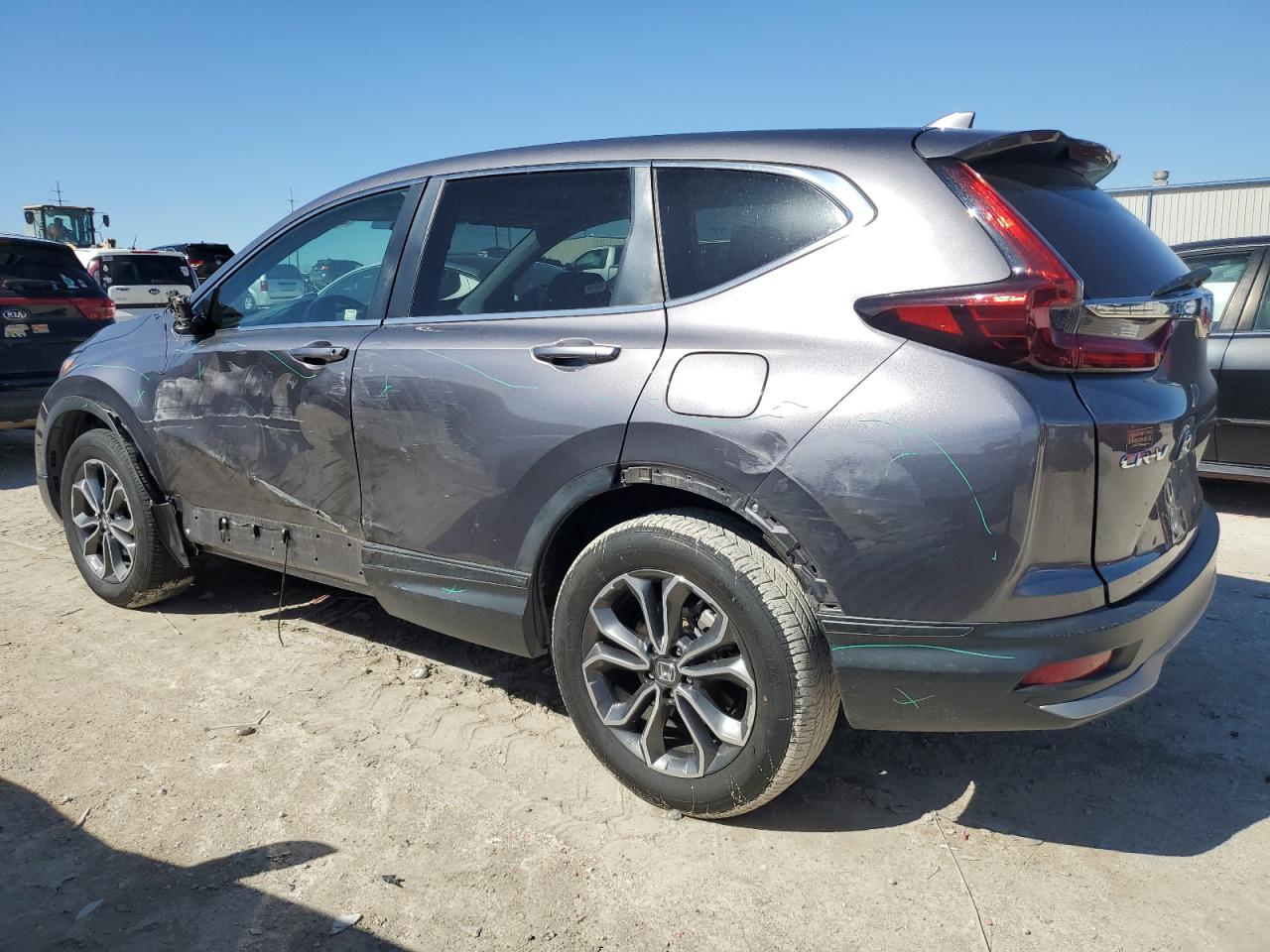 2021 Honda CR-V VIN 7FARW2H55ME018863 Copart auction photo, side / minor dent/scratches damage thumbnail 2