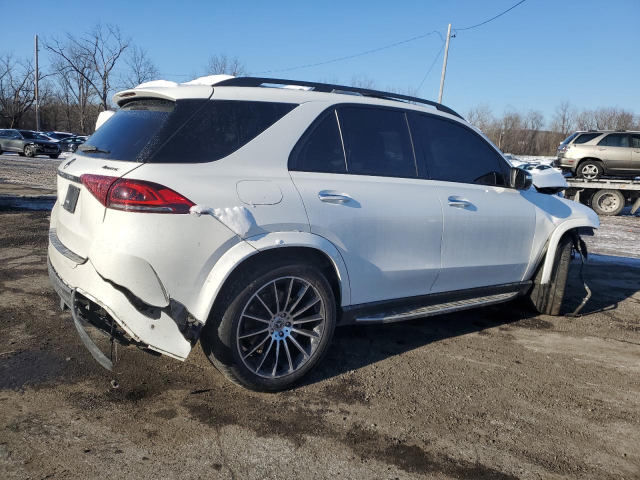 2020 Mercedes-Benz GLE VIN 4JGFB5KB9LA051121 Copart auction photo, front end / minor dent/scratches damage thumbnail 3