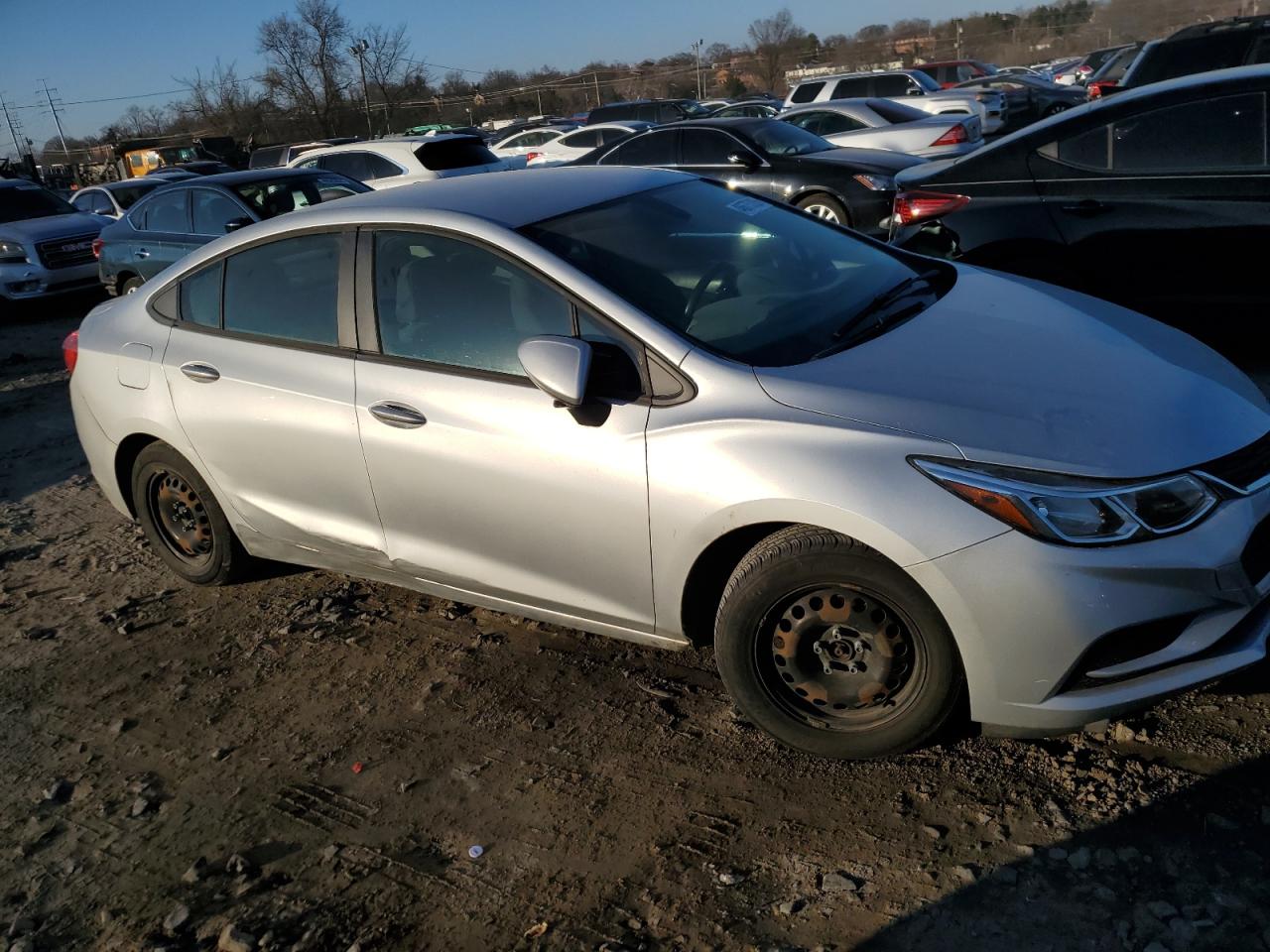 2017 Chevrolet Cruze VIN 1G1BC5SM3H7279873 Copart auction photo, undercarriage damage thumbnail 4