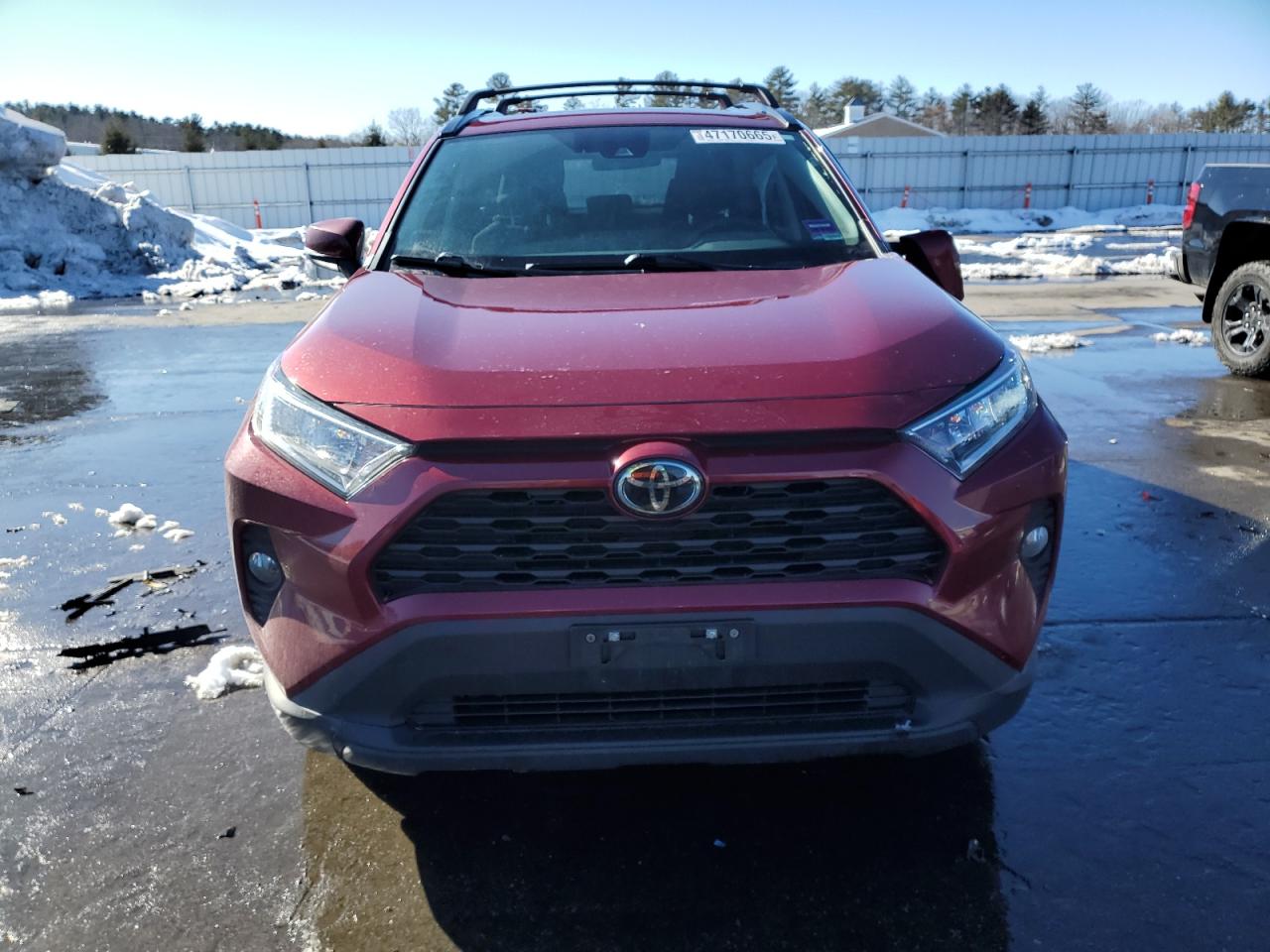 2020 Toyota RAV 4 VIN 2T3P1RFVXLC129884 Copart auction photo, side damage thumbnail 5