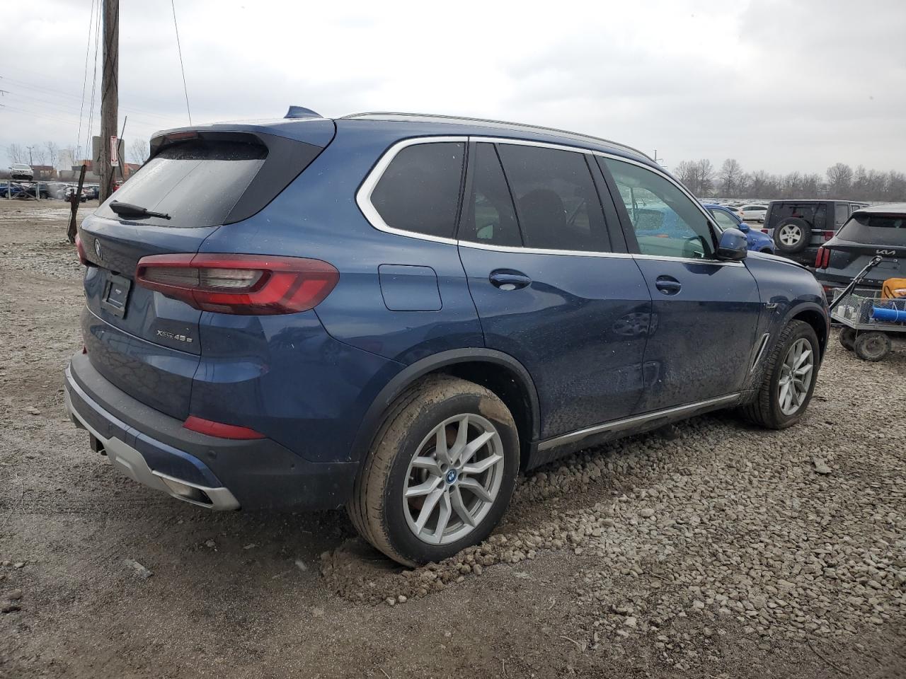 2023 BMW X5 VIN 5UXTA6C08P9P36584 Copart auction photo, front end / side damage thumbnail 3