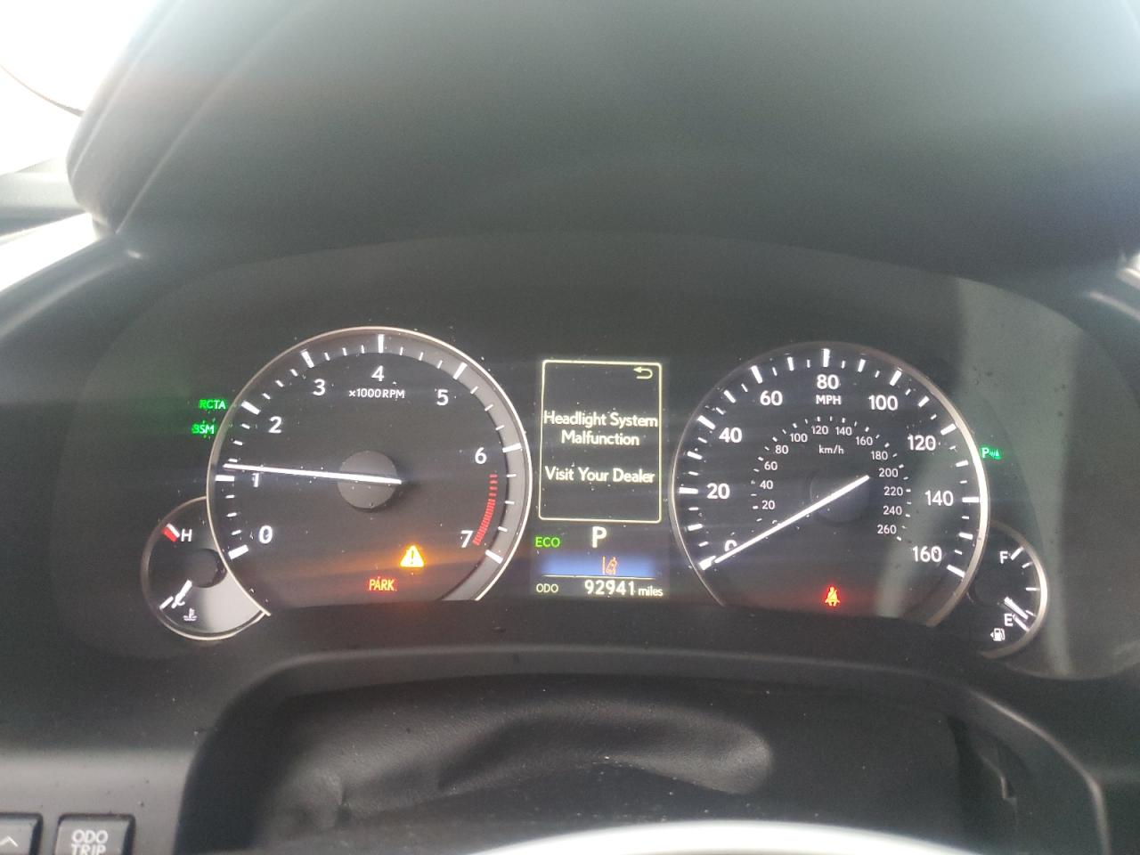 2016 Lexus RX VIN 2T2BZMCA5GC007791 Copart auction photo, front end / side damage thumbnail 9