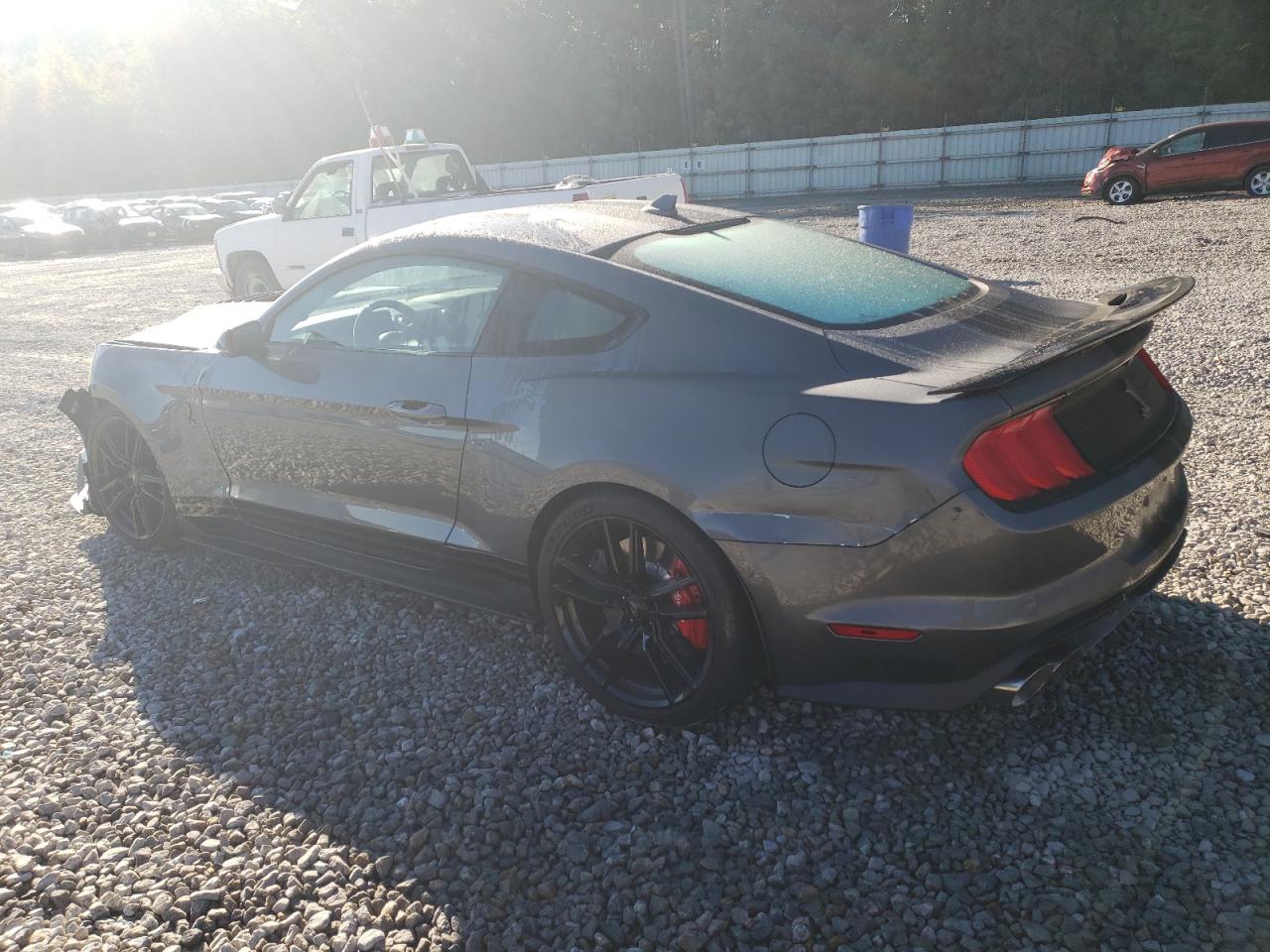 2021 Ford Mustang VIN 1FA6P8SJ3M5504311 Copart auction photo, front end / rear end damage thumbnail 2