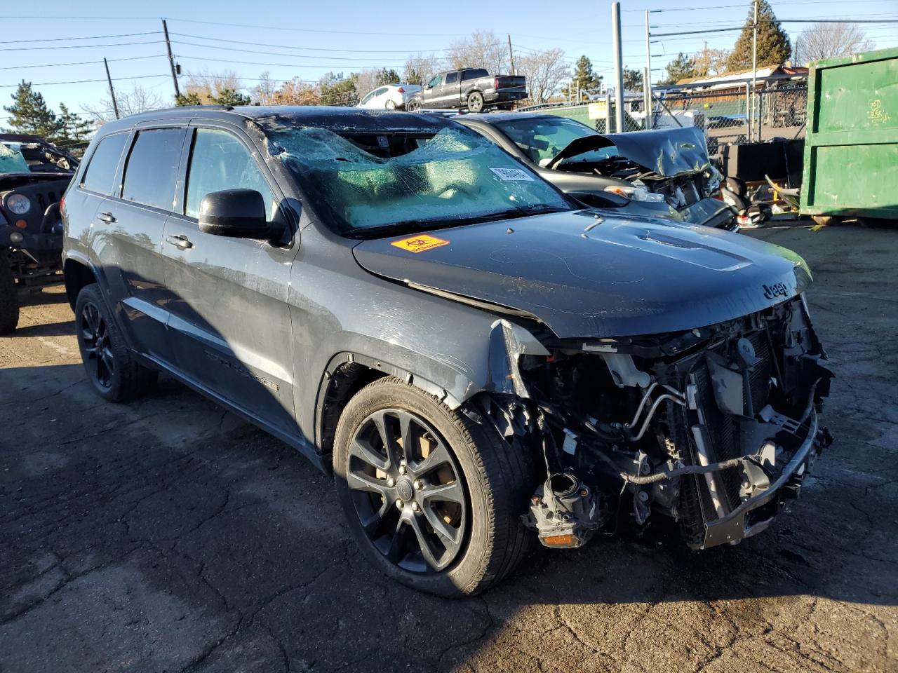 2017 Jeep Grand Cherokee VIN 1C4RJEAG3HC868503 Copart auction photo, front end damage thumbnail 4