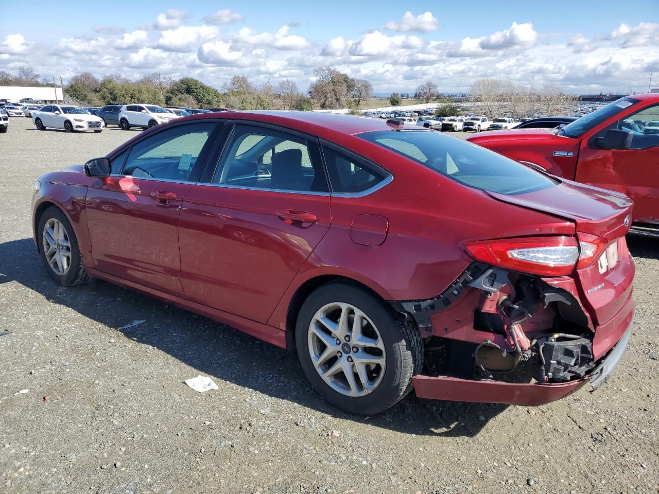 2016 Ford Fusion VIN 3FA6P0H76GR282510 Copart auction photo, rear end damage thumbnail 2