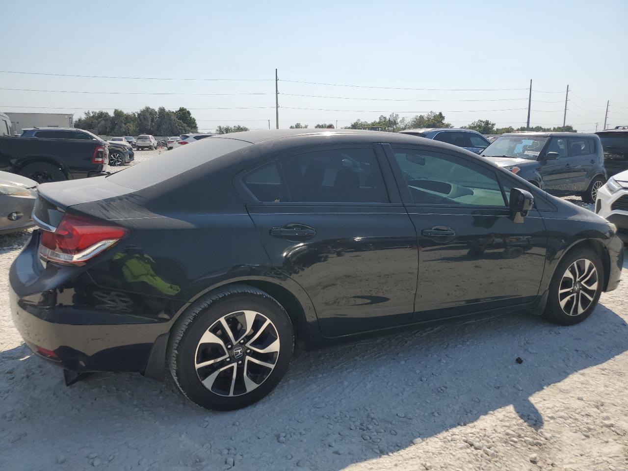 2014 Honda Civic VIN 19XFB2F87EE265087 Copart auction photo, rear end damage thumbnail 3