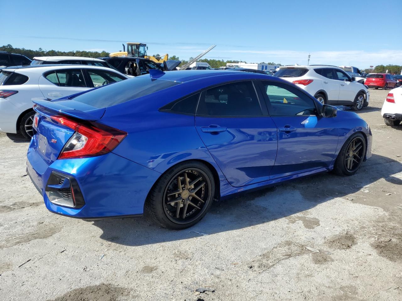 2020 Honda Civic VIN 2HGFC1E59LH703478 Copart auction photo, rear end damage thumbnail 3