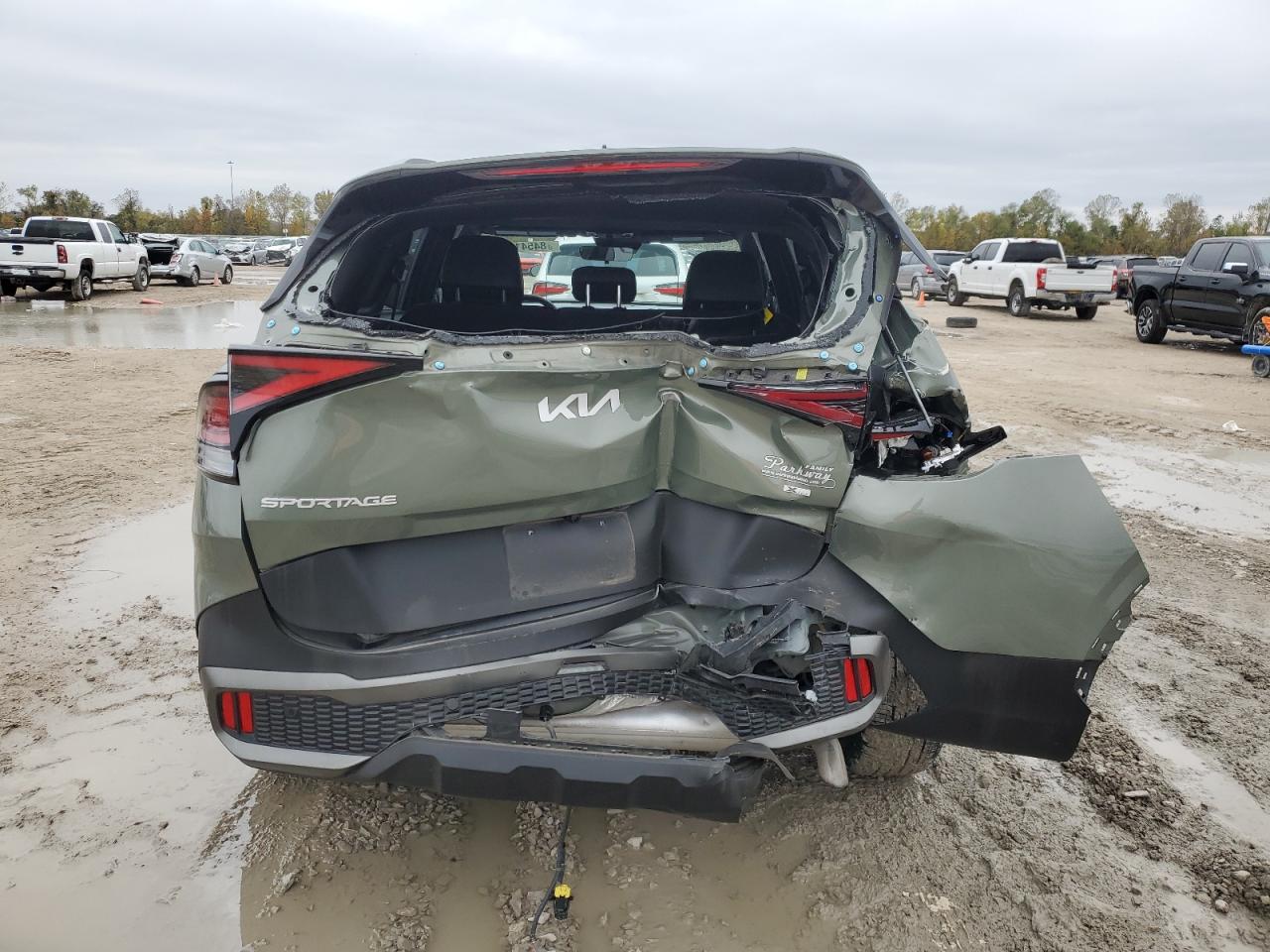 2024 KIA Sportage VIN 5XYK6CDF6RG171737 Copart auction photo, rear end damage thumbnail 6