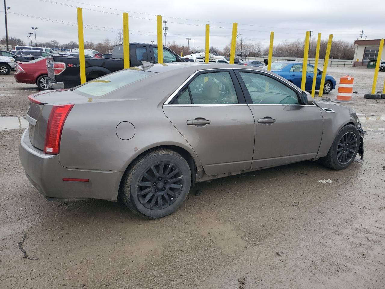 2012 Cadillac CTS VIN 1G6DG5E54C0142423 Copart auction photo, front end / side damage thumbnail 3