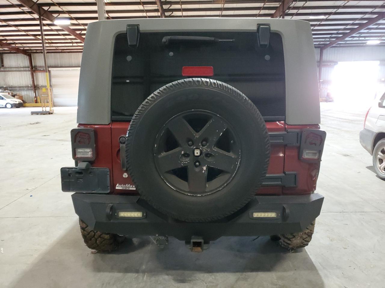 2009 Jeep Wrangler VIN 1J4GB39129L705331 Copart auction photo, front end / minor dent/scratches damage thumbnail 6