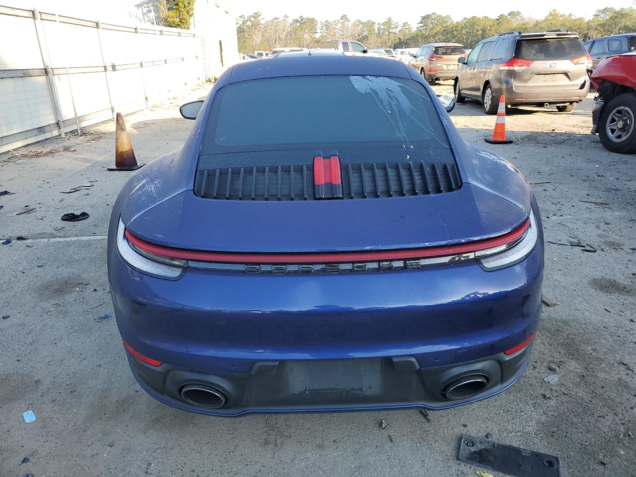 2020 Porsche 911 VIN WP0AA2A96LS205552 Copart auction photo, front end / side damage thumbnail 6