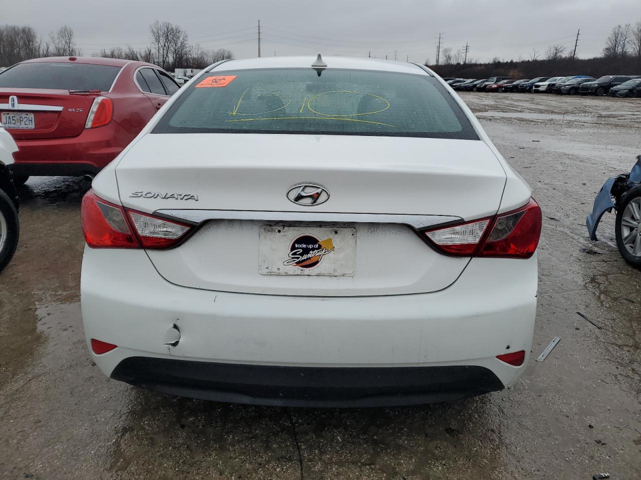 2014 Hyundai Sonata VIN 5NPEB4AC7EH875151 Copart auction photo, biohazard/chemical / front end damage thumbnail 6