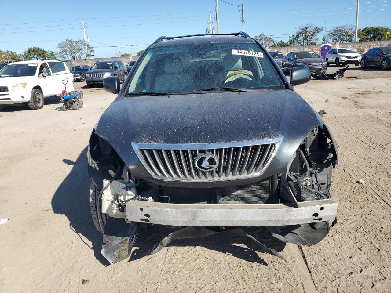 2008 Lexus RX VIN 2T2GK31U38C033681 Copart auction photo, front end damage thumbnail 5