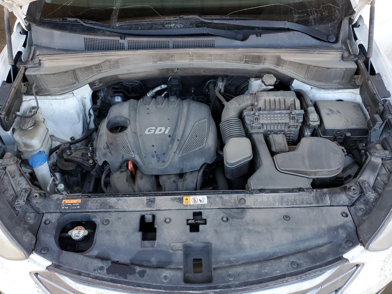 2015 Hyundai Santa Fe VIN 5XYZT3LB9FG278315 Copart auction photo, rear end / side damage thumbnail 12