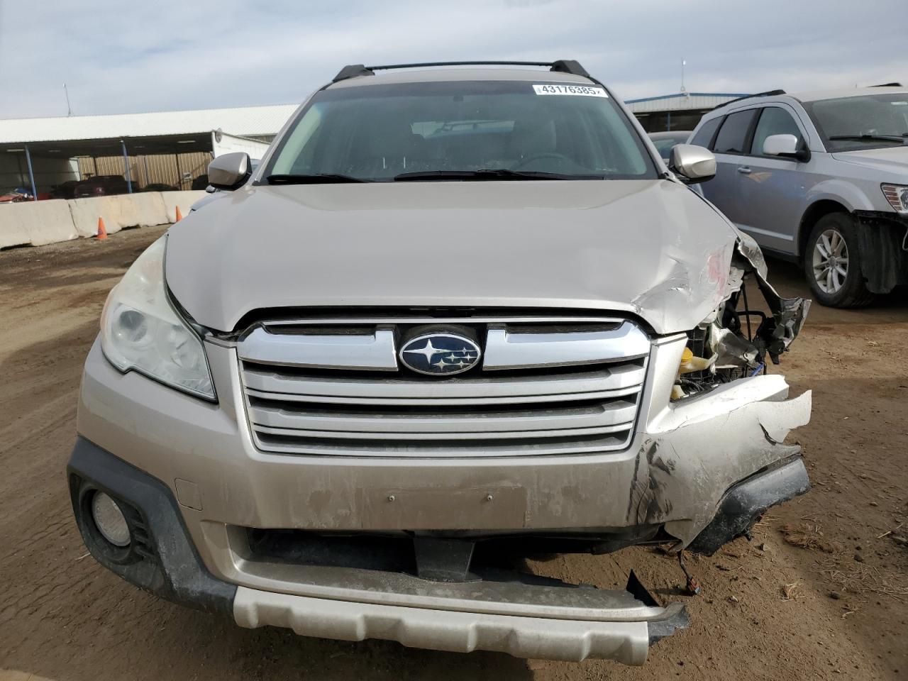 2014 Subaru Outback VIN 4S4BRBLC7E3299360 Copart auction photo, front end damage thumbnail 5