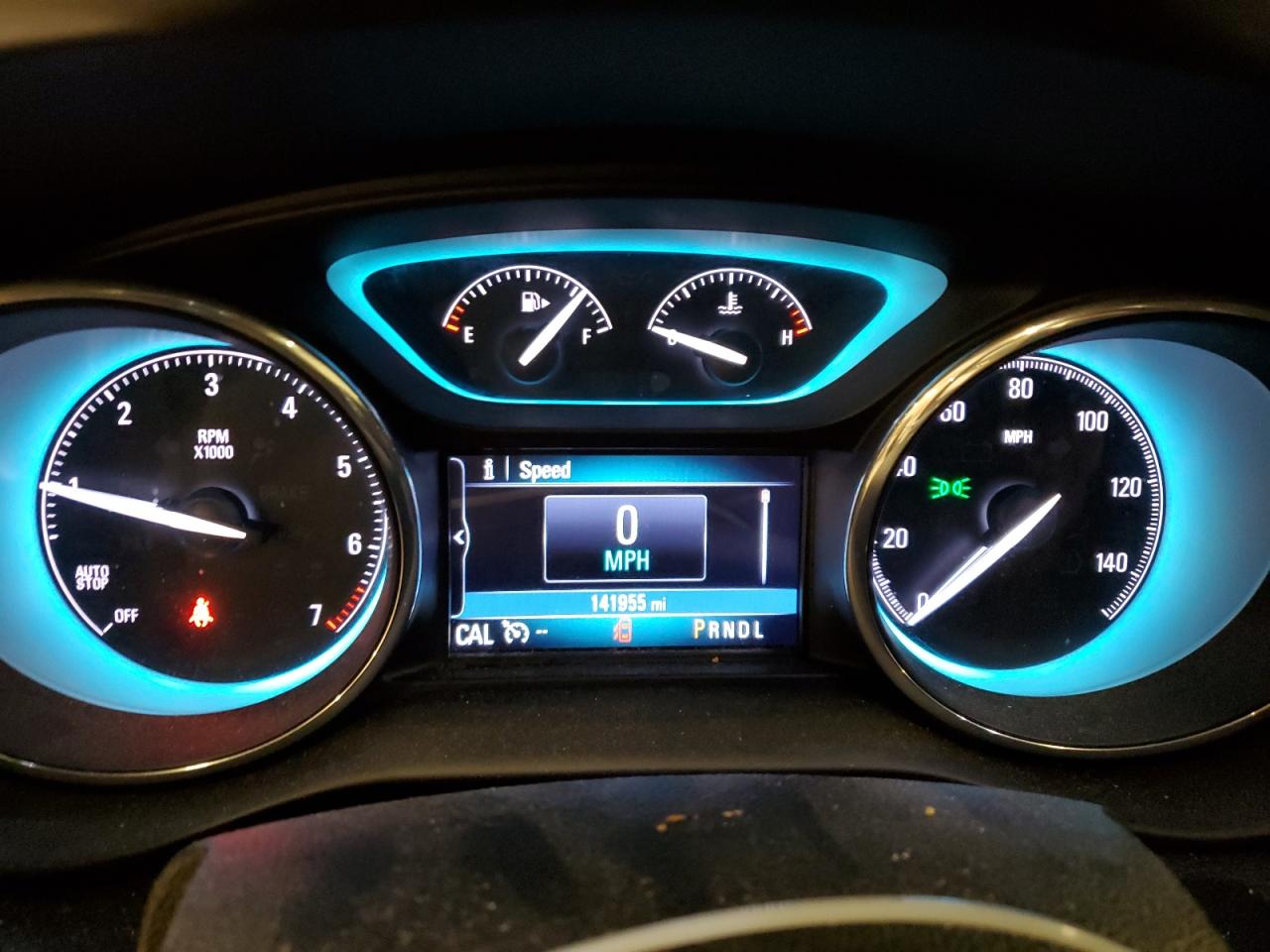 2017 Buick Envision VIN LRBFXDSA2HD198022 Copart auction photo, front end / side damage thumbnail 9
