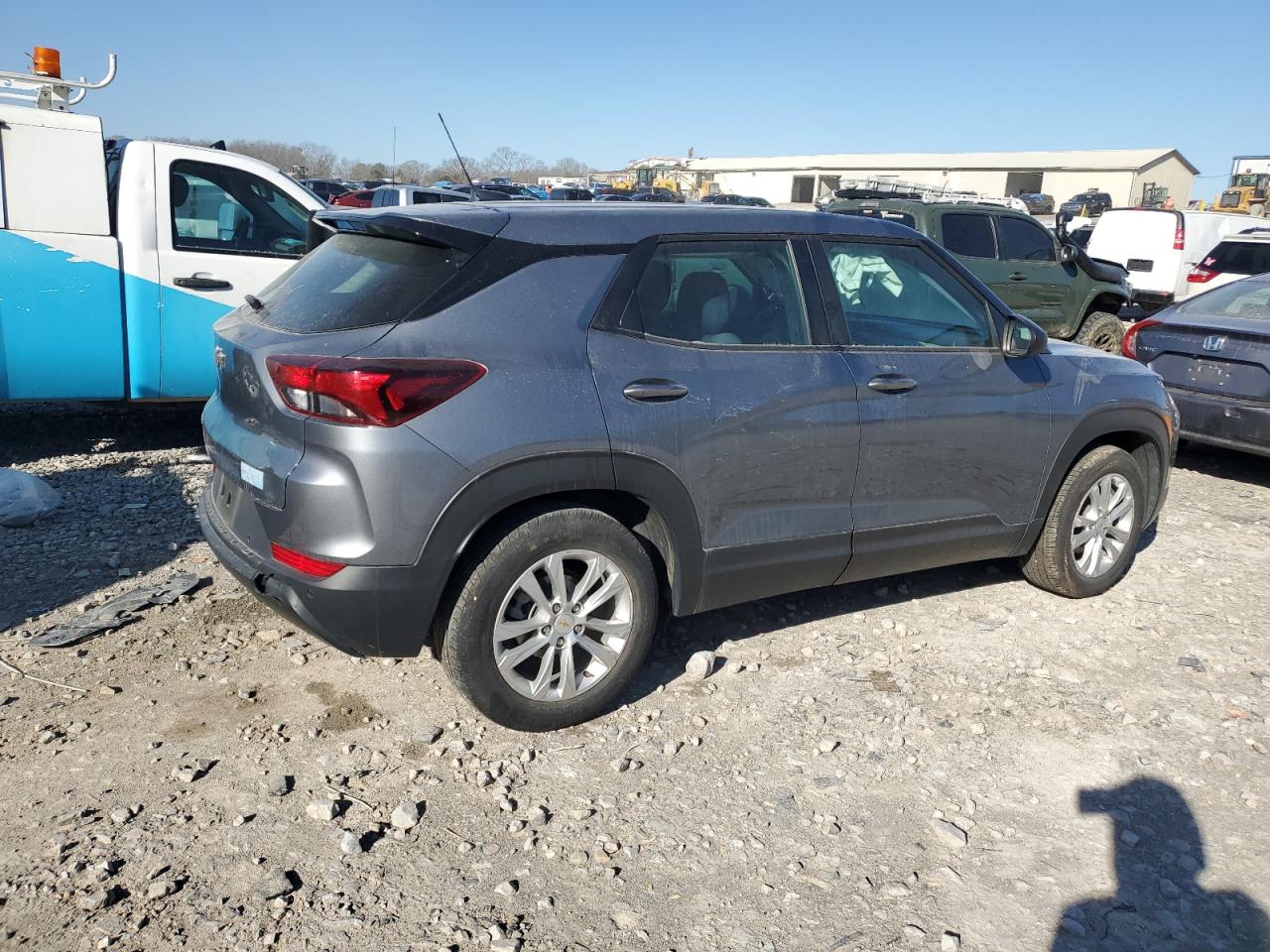 2022 Chevrolet TrailBlazer VIN KL79MMS25NB116319 Copart auction photo, side damage thumbnail 3