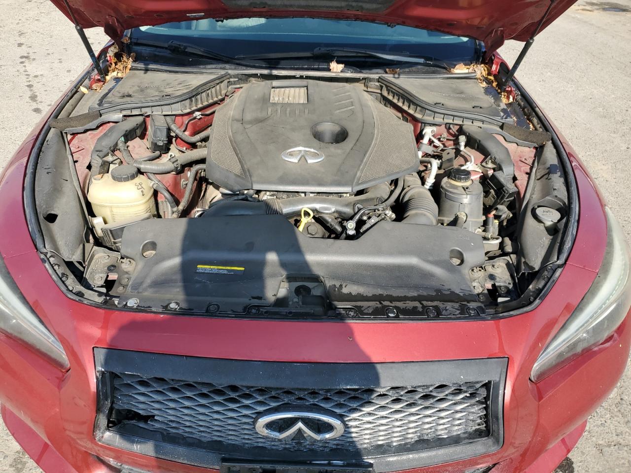 2016 Infiniti Q50 VIN JN1CV7AP5GM201918 Copart auction photo, rear end damage thumbnail 11