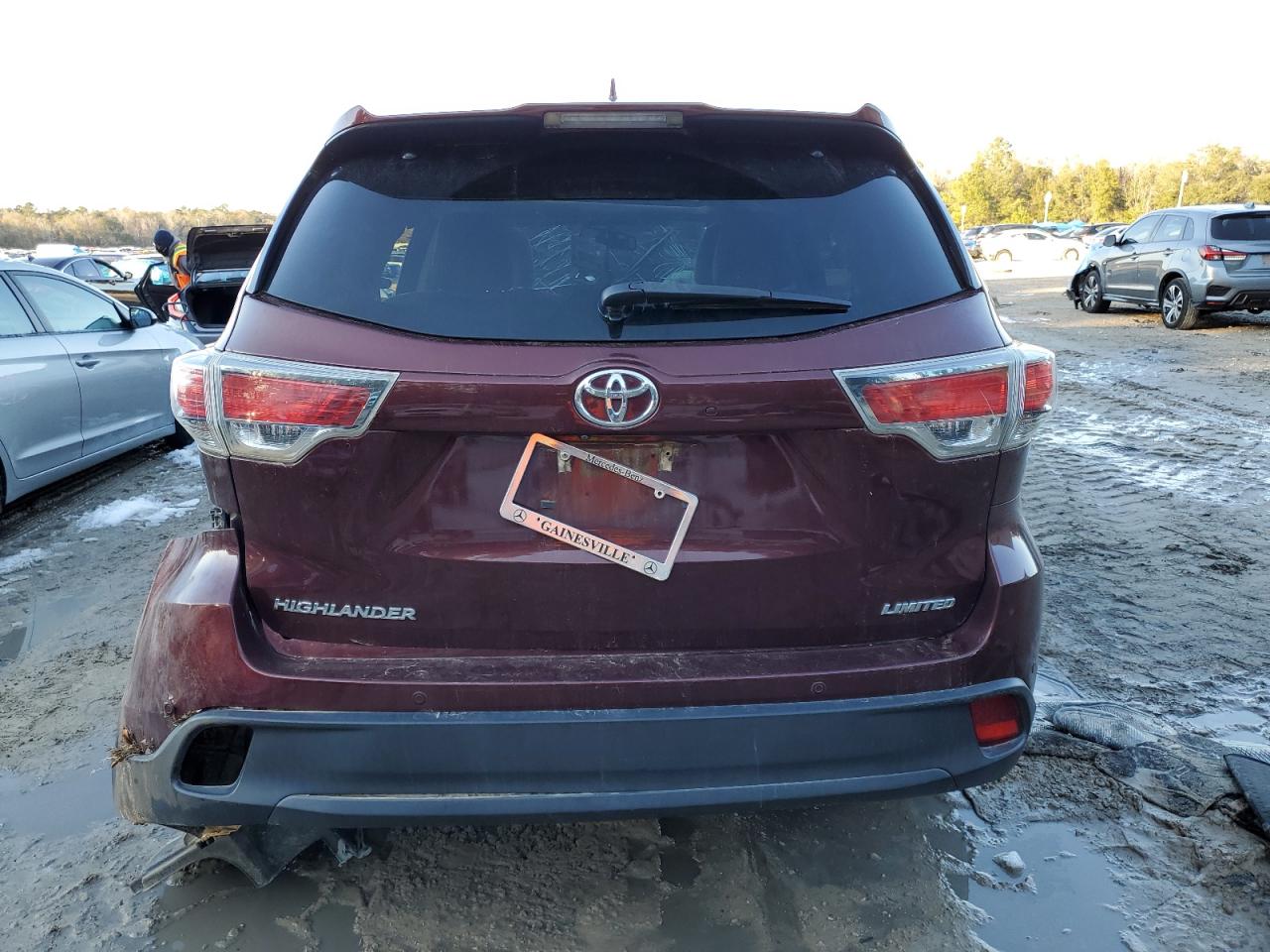 2016 Toyota Highlander VIN 5TDYKRFH5GS167962 Copart auction photo, all over damage thumbnail 6
